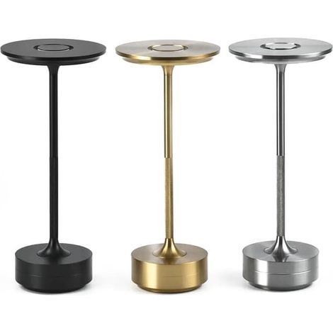 Bordslampa Trådlös / Skrivbordslampa - LED-lampa 1-Pack Svart (1/5)