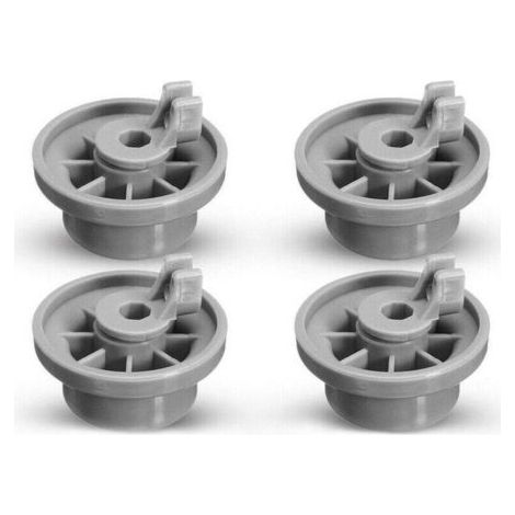 Lot de 4 Roulettes de Lave-vaisselle pour Panier Inférieur, roulettes panier lave-vaisselle,Roues de Lave-vaisselle pour Siemens, Bosch 165314 (1/5)