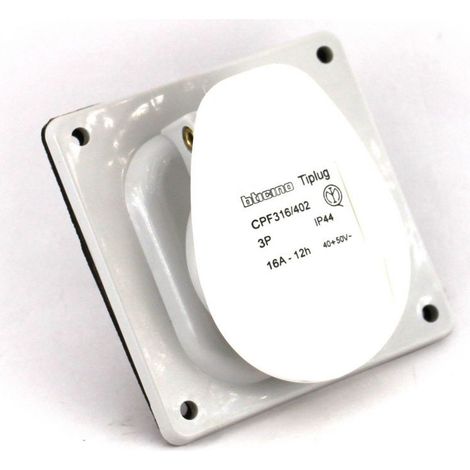 Presa per quadro elettrico 16A 3 poli trifase 42 V IP44 Bticino