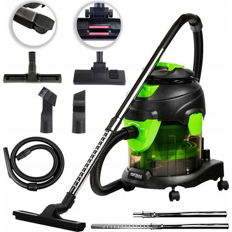 Aspiradora eléctrica industrial para sólidos y líquidos con filtro de agua, 15 L, 2200 W. (1/5)