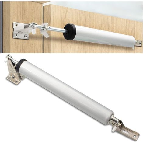 Kit d'ouvre-portes automatiques Ferme-porte pneumatique, ferme-fenêtre, fonction de maintien de la plaque à pression et mouvement de fermeture en douceur, vitesse de fermeture réglable pour accessoire