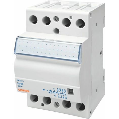 Contattore modulare Gewiss GWD6724 40 A 230 V Rail DIN