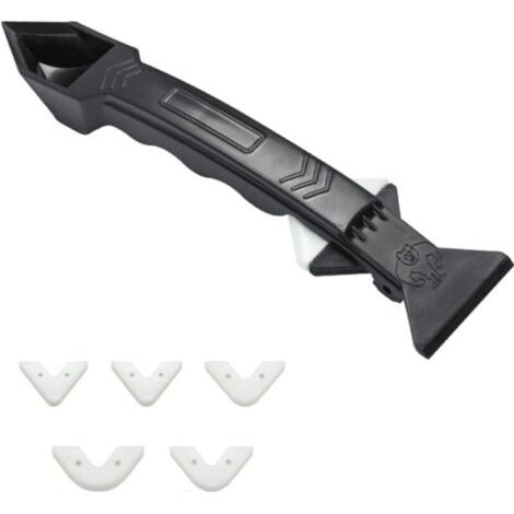 BUNTHAUS Lntyq Kit d'outils de calfeutrage - Ensemble d'outils de mastic amovible pour cuisine, salle de bain, mur et extérieur