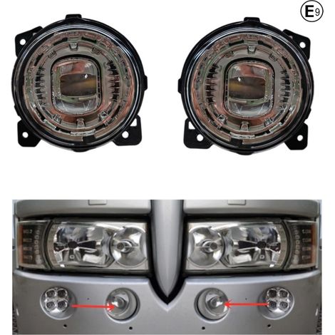 Komplettset LED-Nebelscheinwerfer für SCANIA Serien P, G, R, T 2004-2017