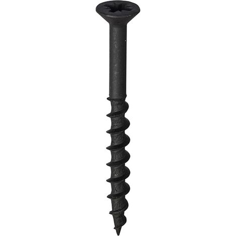 Unifix Carcass Woodscrews Pozi Countersunk Head Black Oxide 8G (1/2)