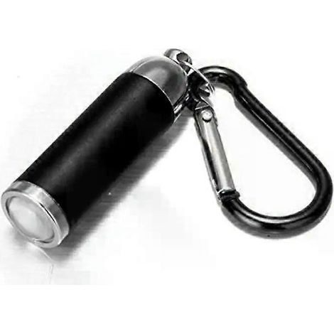 Mini lampe torche LED portable télescopique à zoom, porte-clés torche étanche, idéale pour la randonnée et le camping. (1/5)