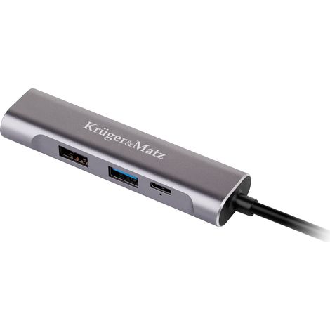Adattatore HUB splitter da USB Type-C a HDMI/USB 3.0/USB 2.0/C (1/5)