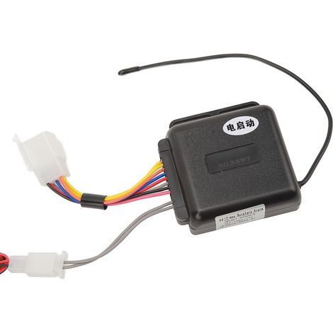 Sistema de alarma bidireccional para motocicleta de 12 V, 125 dB, súper potente, de alta sensibilidad, resistente a la intemperie, con control remoto y alarma antirrobo. (1/5)