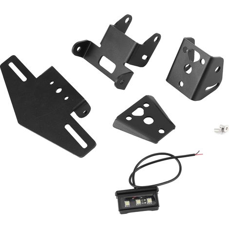 Support de plaque d'immatriculation moto avec éclairage LED, sans garde-boue, compatible avec YAMAHA R1 / R1M / R1S 2015‑2018 (1/5)