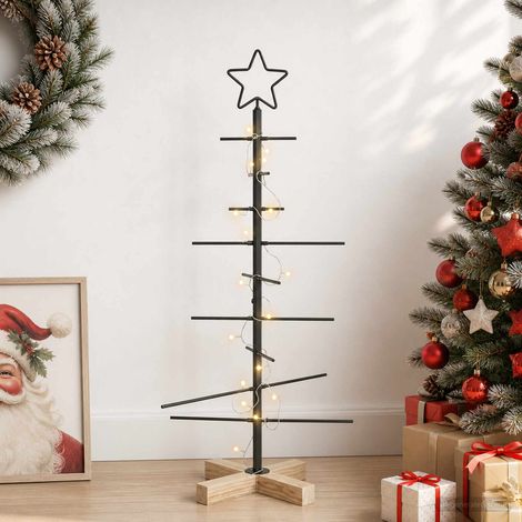 vidaXL Árbol de Navidad de metal con soporte KUOPIO 90 cm (1/5)