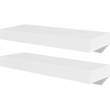 Maison Exclusive - Mensole a Parete 4 pz Bianche 40 cm