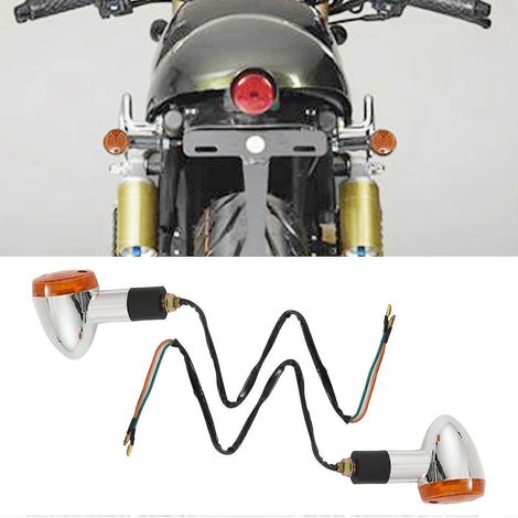 Motorradblinker, Vorder- und Rücklichter für Motorräder, Straßenmotorräder, Standard- und Custom-Bikes () (1/4)