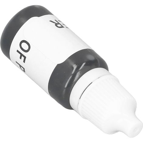 Lot de 10 cartouches d'encre noire 10ml pour étiqueteuse, recharge compatible rouleau de marquage (1/5)