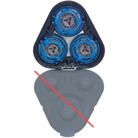 SH50/52 Ersatzscherköpfe, kompatibel mit Philips 5000/6000 Serie (Rundscherköpfe), nicht kompatibel mit 5000 Serie Pentagon-Modellen