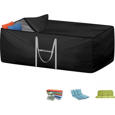 Sac de Rangement Coussin Salon de Jardin Housse Rangement Coussin (1/5)