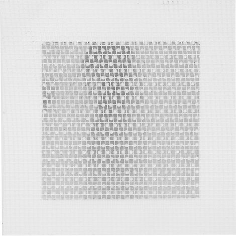 Ortviai Panneau de réparation murale en composite aluminium-plastique – 10 x 10 cm, pour trous et fissures (1/5)