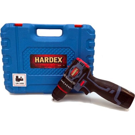 Trapano avvitatore brushless HARDEX 18V 25 Nm 0-1200 giri/min 2 batterie (1/5)