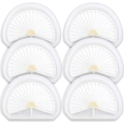 6er-Pack Universalfilter für Black & Decker Akku-Staubsauger HLVA315J HLVA320J HLVA325JP07 Ersatzfilter VLPF10 N600601 (1/5)