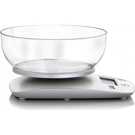 BALANZA DE COCINA ELECTRÓNICA CON BOL KS1060  5 KG. GRIS (1/2)