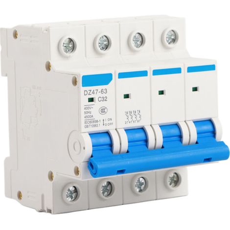 Disjoncteur différentiel miniature DZ4763 4P 32A 400V (1/5)