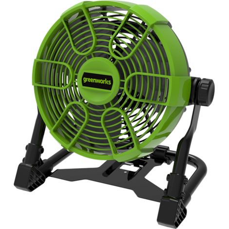 Greenworks 24V tragbarer Ventilator mit 5 Geschwindigkeiten (1/5)