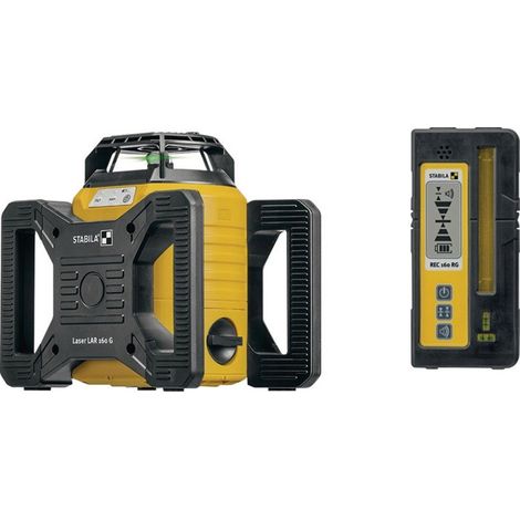 Jeu de lasers rotatifs LAR 160 G 600 m 4 pièces ± 5 deTaille STABILA