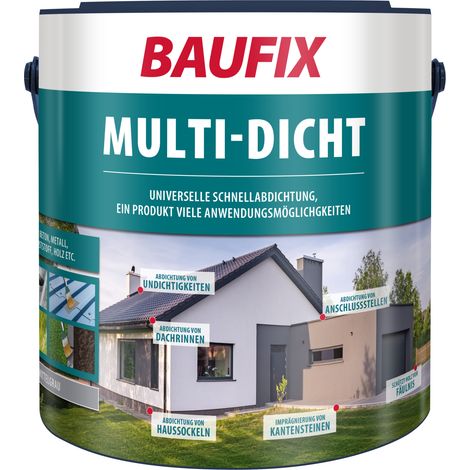 Baufix Multi-Dicht mittelgrau, 3 kg, Dichtmasse (1/5)