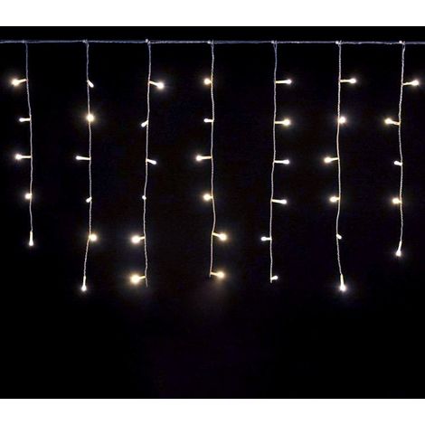 Luces de Navidad Cortina 96 LED 561283 LUZ FRÍA exterior 3 mt x 0.6 cm