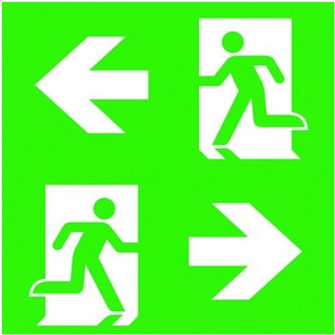 Ceag Notlichtsysteme Piktogrammscheibe 2-seitig 40071354503 (1/5)