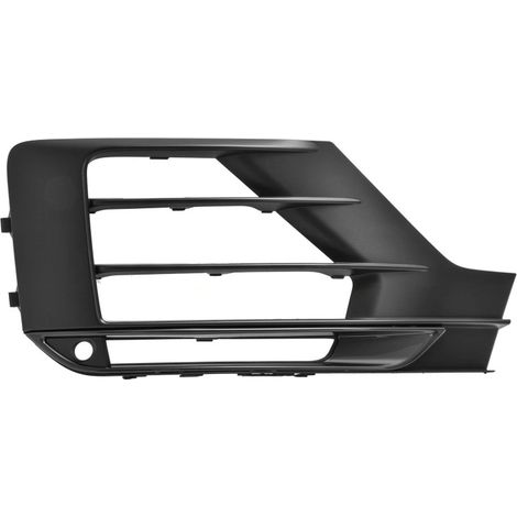 Grille de pare-choc avant droite noire moulure noire brillante et trou radar Audi Q2 (GA) phase 1 2016-2020