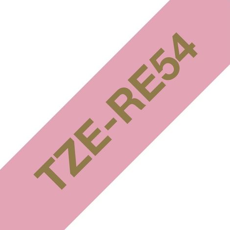 Brother TZE-RE54 cinta para impresora Oro