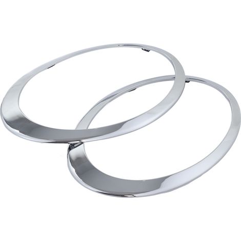 Cache gauche droite anneau de phare baguette optique 51137351371 pour Mini Clubman F54 2014-2019 argent électrique (1/5)