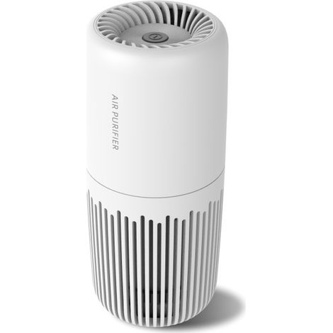 Purificateur d’air intelligent avec capteur automatique, appareil de filtration pour maison et bureau blanc