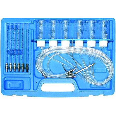 Tester Common Rail transparente y duradera de aluminio y vidrio Bgs