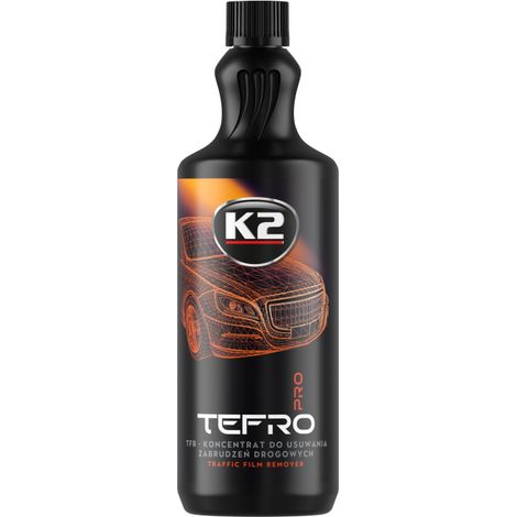 K2 KONCENTRAT DO USUWANIA ZABRUDZEŃ DROGOWYCH TEFRO PRO 1L (1/5)