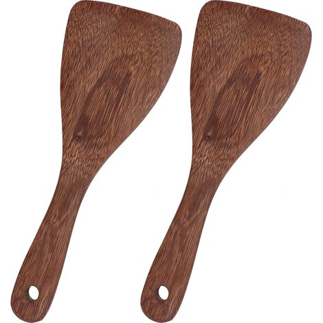 Set mit 2 abgewinkelten Reislöffeln für zu Hause (1/5)