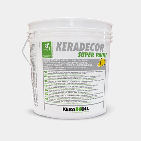 Superpaint keradecor lt 3.72, pittura organica minerale