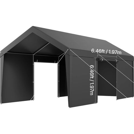 Carport, résistant aux UV, étanche, 12x20ft (1/2)