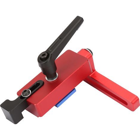 Bloc de fin de course pour rail à onglet, dispositif de limitation de longueur précis pour outils de menuiserie (1/5)