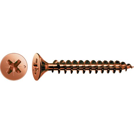 Spax Universalschraube 3 x 25 mm Senkkopf Kreuzschlitz Z Vollgewinde S-Spitze Brüniert C1A 1000 Stk