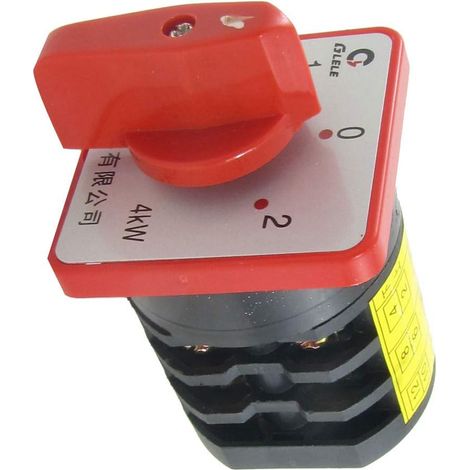 AC 380V 20A 4KW Un/Aus/Un interrupteur universel à 3 prises (ca9b4c9912456f003645a71aa4e1a1b8)