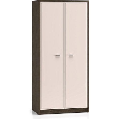 Armario 2 puertas Kaius Cachemira y Madera oscura (1/4)