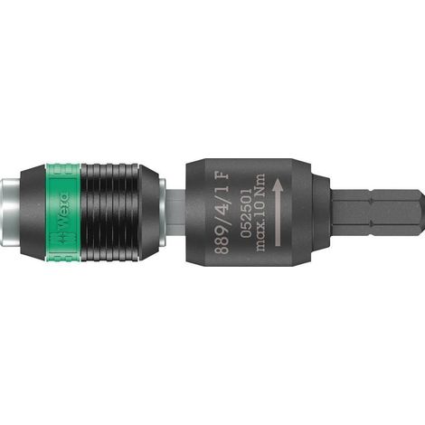 Wera 889/4/1 F Rapidaptor Portapuntas Negro 6,4 cm