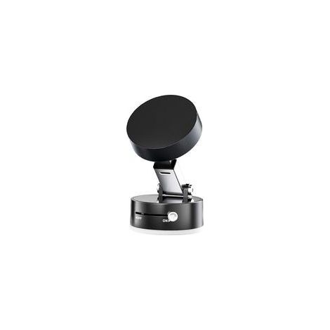 Support magnétique pliable et portable, aimant puissant, noir (1/5)