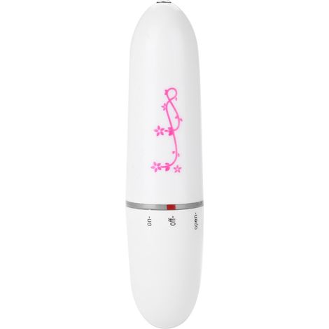 Masageur oculaire vibrant anti-rides électrique blanc - atténue les cernes, raffermit la peau, réduit les ridules (1/5)