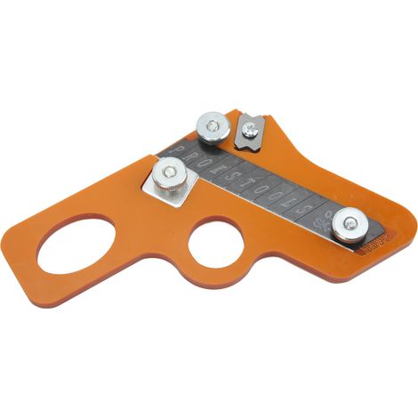 Couteau à rogner pour le travail du bois, lame en acier allié de 6 mm, rabot à bords et coins, couteau à gratter pour bandes PVC, double usage (1/5)