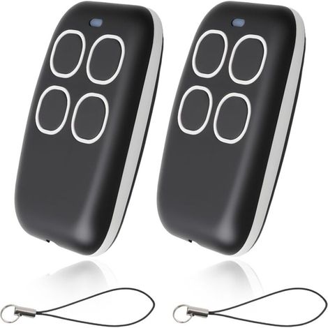 2PCS Télécommande Universelle Portail Garage de 280–868 MHz Universel 4 en 1 Multifréquence Porte Garage Rolling Code Telecommande Compatible avec Came TOP432EE/ EV/NA, Pile CR2032 Incluse (1/5)