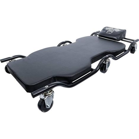 Chariot de Visite 110 x 50 x 15 cm - Robuste et Maniable pour Inspection Facile, Acier, Pro - D-Work (1/5)