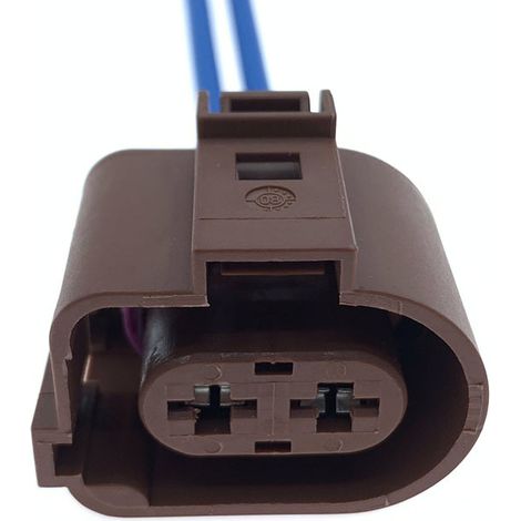 Male/female connector 3B0973852A/752A for automotive electric fan, high current, DJ70228A-6.3-11/21 -- Single connector