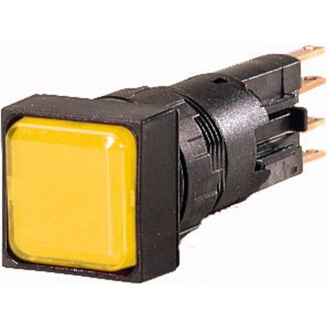Voyant lumineux plat jaune +lampe à incandescence 24 V EATON Q18LF-GE/WB